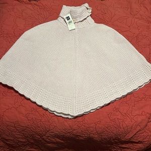 Gap girls turtleneck poncho